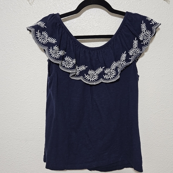 Moulinette soeurs by anthropologie embroidered top size medium - Picture 1 of 10